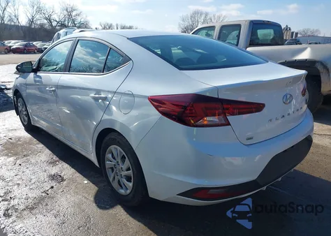 2019 Hyundai Elantra Se z USA, uszkodzony, nr VIN 5NPD74LF6KH473945